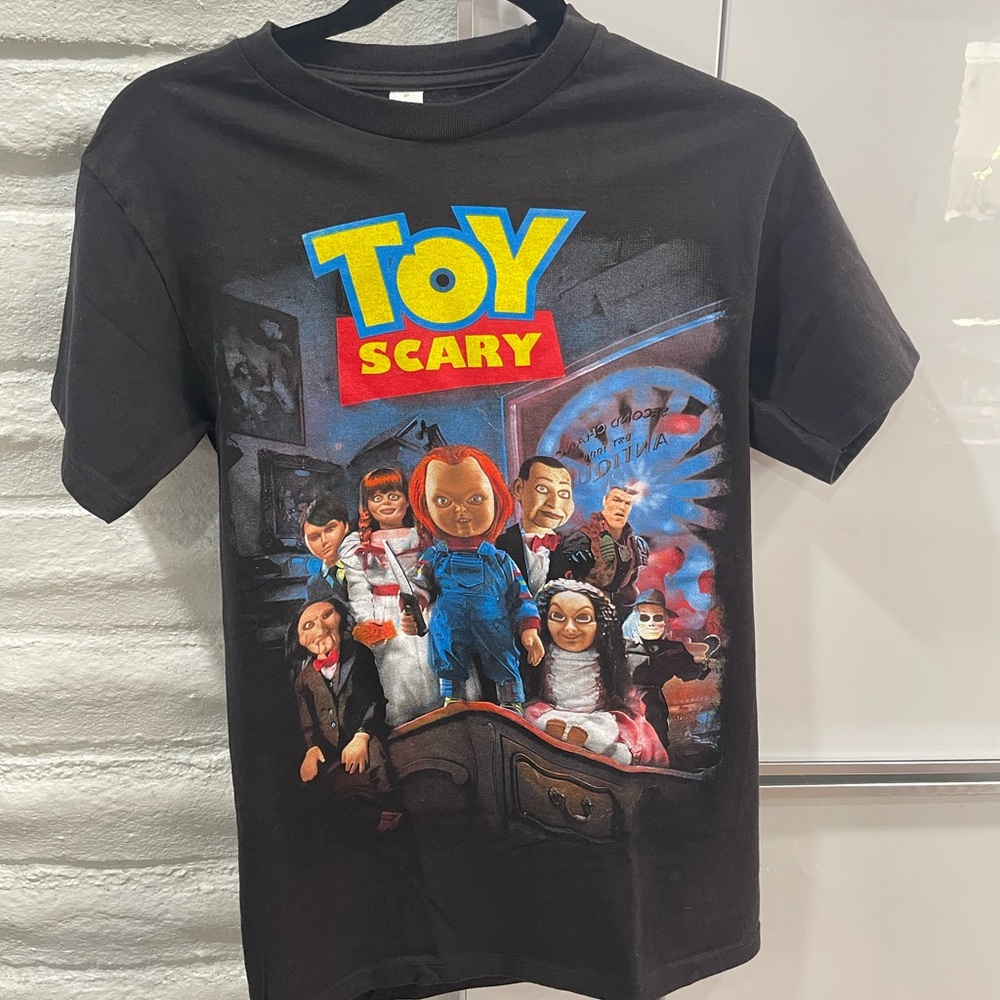 Toy Scary Chucky x Toy Story Horror Black T-Shirt